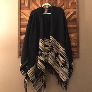 Tribal Pattern Poncho